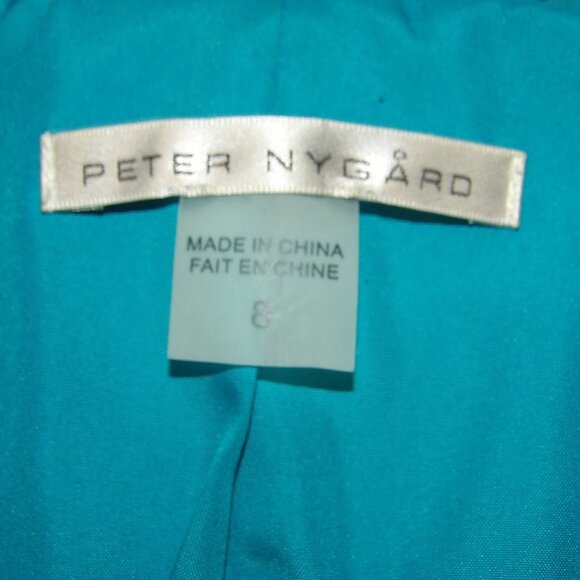 Peter Nygard Colorful Stretch Blazer Sz 8 - Picture 3 of 7